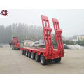 7 Axles Gooseneck Extendable Lowbed Trailer