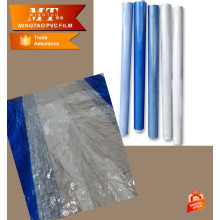Película protectora de colchón pvc colchón de color azul claro para colchones