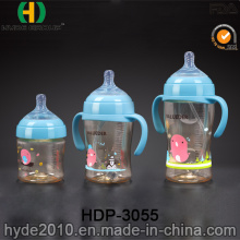 Wholesale 330ml PPSU Plastic Baby Feeder Bottle, BPA Free Customized Plastic Baby Water Bottle (HDP-3055)