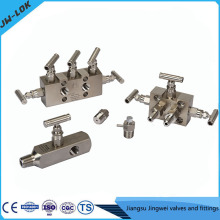 Best-selling SS high Pressure pressure gauge needle valve and two-valve manifolds in china