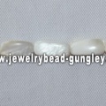 narrow rectangle shape freshwater shell beads