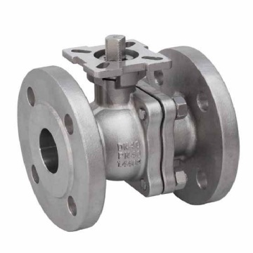 DIN 2PC Flange Floating F4 F5 Ball Valve