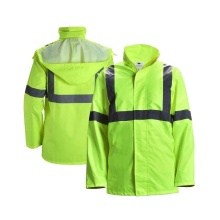 100% Polyester 300D Oxford Hi Vis Rain Wear