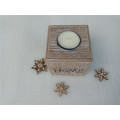 8CM Square Wooden  Holder Tray