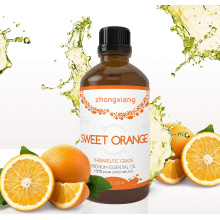 100% pure and natural sweet orange oil for Used for the preparation of beverage food toothpaste soap and medicine