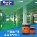 Solvent-free epoxy self-leveling floor agent