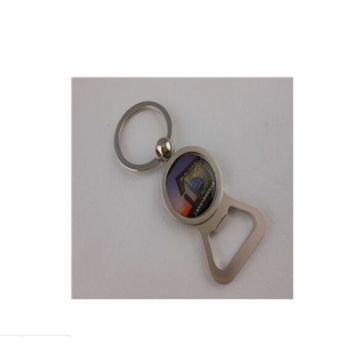 Venta al por mayor del anillo dominante, Keychain con el abrelatas de botella (GZHY-KA-138)