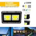 100W LED Solar Flood Light low voltage