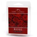 Rose perfumada con vela se derrite