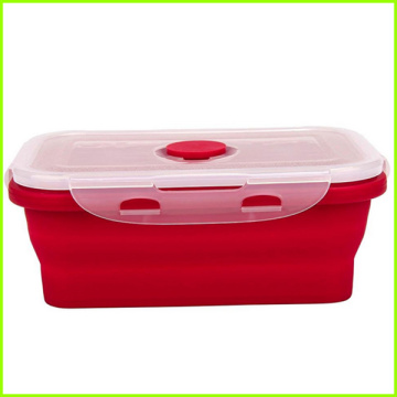 Boîte à bento pliante en silicone sans BPA