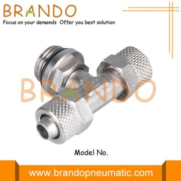 Male Branch Tee Swivel Fast Twist Pneumatic Fitting