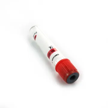 Additive free medical test tube for serum collection