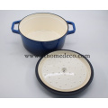 Blue Round Enamel Casserole Classic