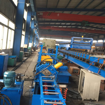 Aluminum storage rack roll forming machine