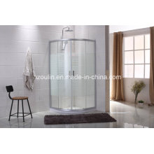 Douche simple avec verre de ligne