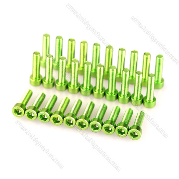 High precision Colorful Aluminum Hex socket head screw