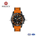 Montre de Silicone Style affaires pour hommes OEM montre