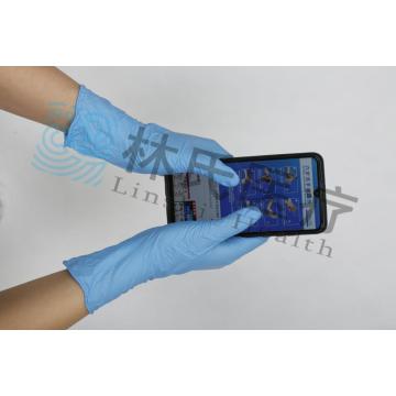 нестерилизованный латекс бесплатный FDA 510K нитрильные перчатки