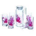 High Quality Glass Jug Set Glassware Kitchenware Kb-Jh06136