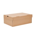 Corrugated Shoe Box Plain Kraft Paper Storage Box