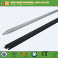 Black Bitumen Star Picket, Metal Y Post, Stahl Picket