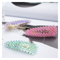 crystal rhinestone hairgrips Snap hair clip