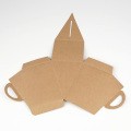 Plain Design Kraft Paper Take Away Food Container