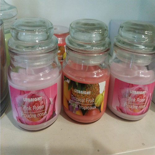 Wholesales scented glass candles