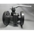 forged steel Industrialcast two piece flanged ball valves