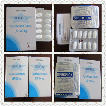 Comprimés de Quinolones Ciprofloxacin