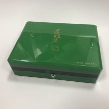 Green MDF Wooden Tea Box Tea Storage Box