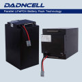 DADNCELL 72V 52Ah modular (suporte 10 modular 520Ah em paralelo) Bateria LiFePO4 para automóveis