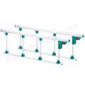 Rail latéral en aluminium pour lit d&#39;hôpital 4 supports