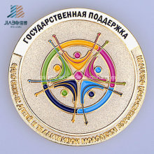 Customized Enamel Both Side Police Commemorative or Souvenir Coin in Metal