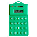 8 цифр 14,5 см двойной силиконовый складной мягкий калькулятор с висячим отверстием (LC514)