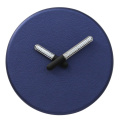 Blue Wall Clock With Light