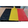 Belgium flag pvc rain poncho