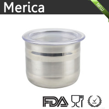 Stainless Steel Canister with Lip