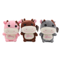 Jouet en peluche animal de vache cuddly