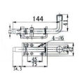 Heavy Duty Spring Loaded Bolt / Shoot Bolt Latch