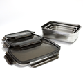 300ML 600ML 1200ML Stackable Stainless Steel Lunch Box
