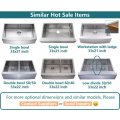 Hot Sale Stainless Steel Apron Front Kitchen Sinks