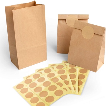 Customized beverage doggie bag take away food bag disposable kraft paper bag