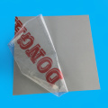 1mm Thickness Single Side Protection PVC Clear Plate