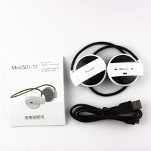 Auricular estéreo sin hilos universal de la música del receptor de cabeza del deporte del auricular de Bluetooth 4.0 de la mini-501