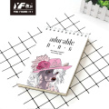 Estilo de perro adorable personalizado a5 lindo cuaderno de bobina espiral vertical diario de tapa dura