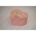 Pink wallpaper bow tie heart gift box