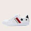 2021 side strap with stars white Vulcanized Shoes