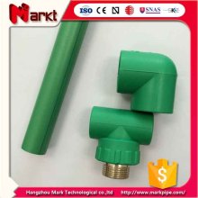 DIN 8077-8078 Pipe Fitting en color verde