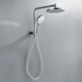 Douche jumelle compacte ronde